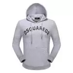 dsquared2 classic hoodie sweatshirt veste cotton hoodies  gray